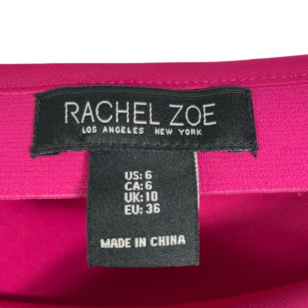 Rachel Zoe pink satin midi skirt size 6 - Picture 3 of 3